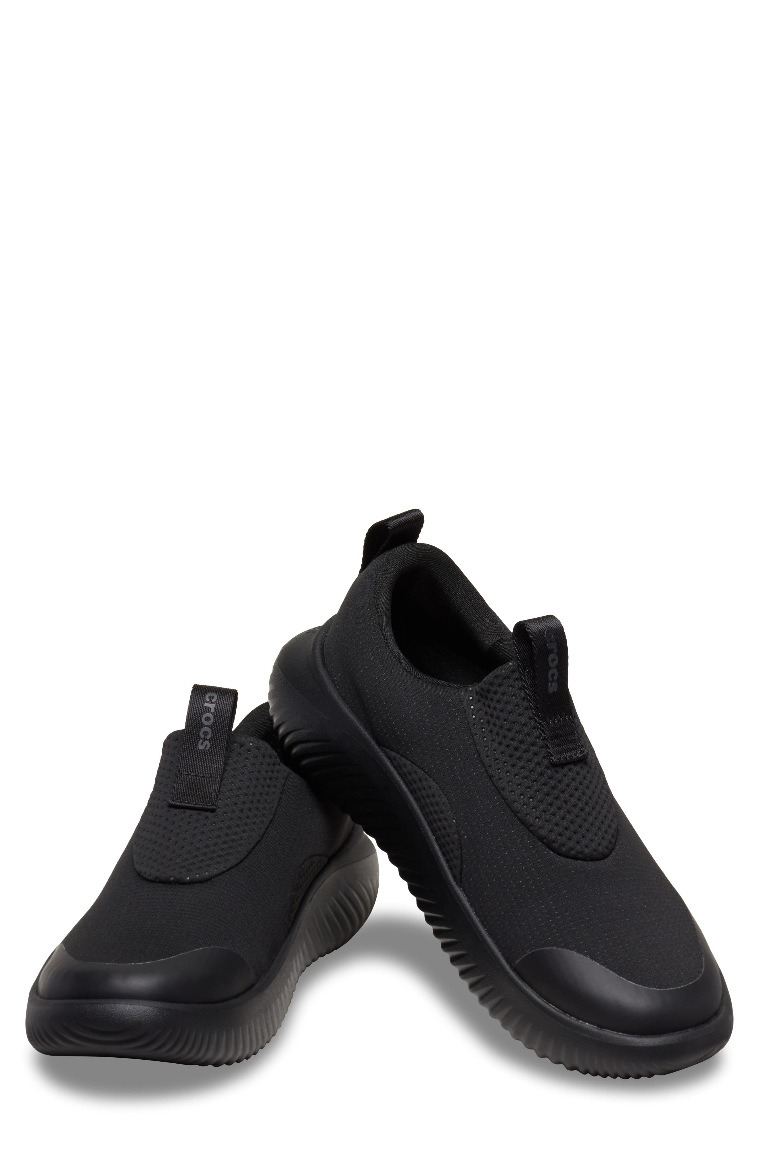 CROCS Gender Inclusive Mellow Ease Sneaker, Alternate, color, Black/Black