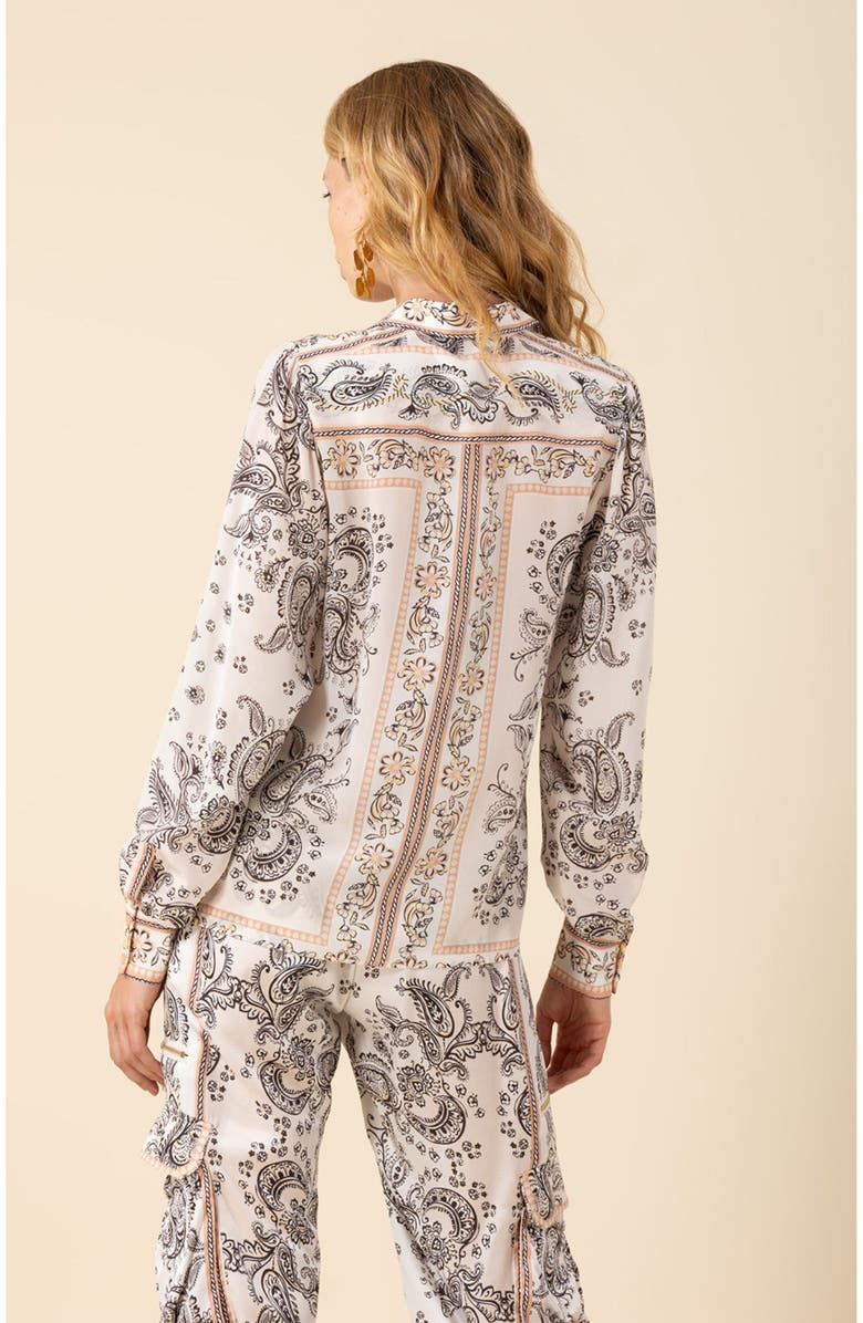 Halebob Rosalia Silk Top, Alternate, color,