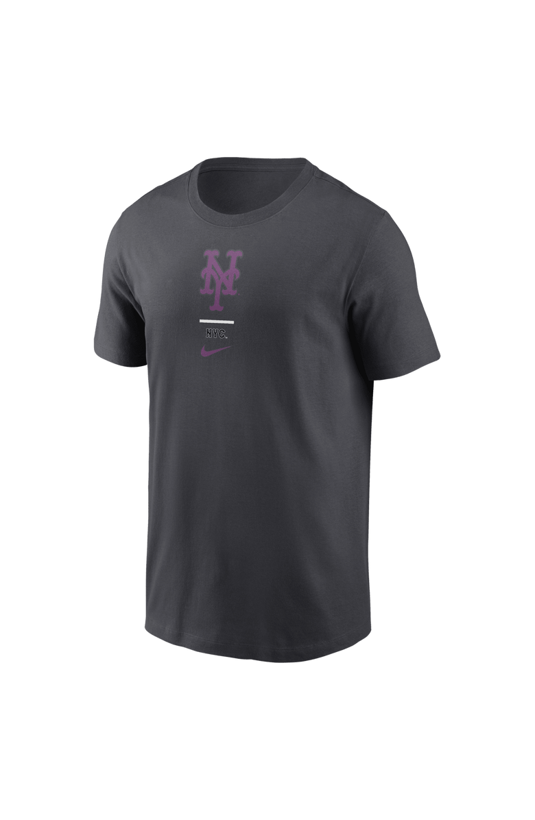 Nike Men's Nike Anthracite New York Mets City Connect 2-Hit T-Shirt, Alternate, color, Anthracite