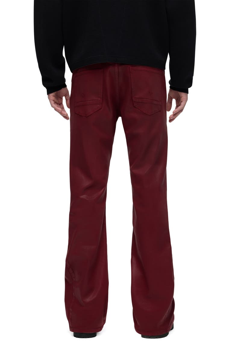 Walker Kick Flare Jeans, Alternate, color, RED WAX