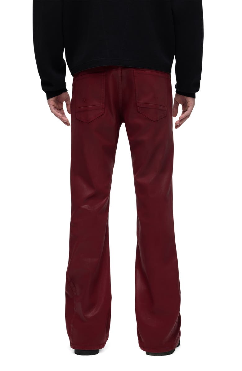 Hudson Jeans Walker Kick Flare Jeans, Alternate, color, Red Wax