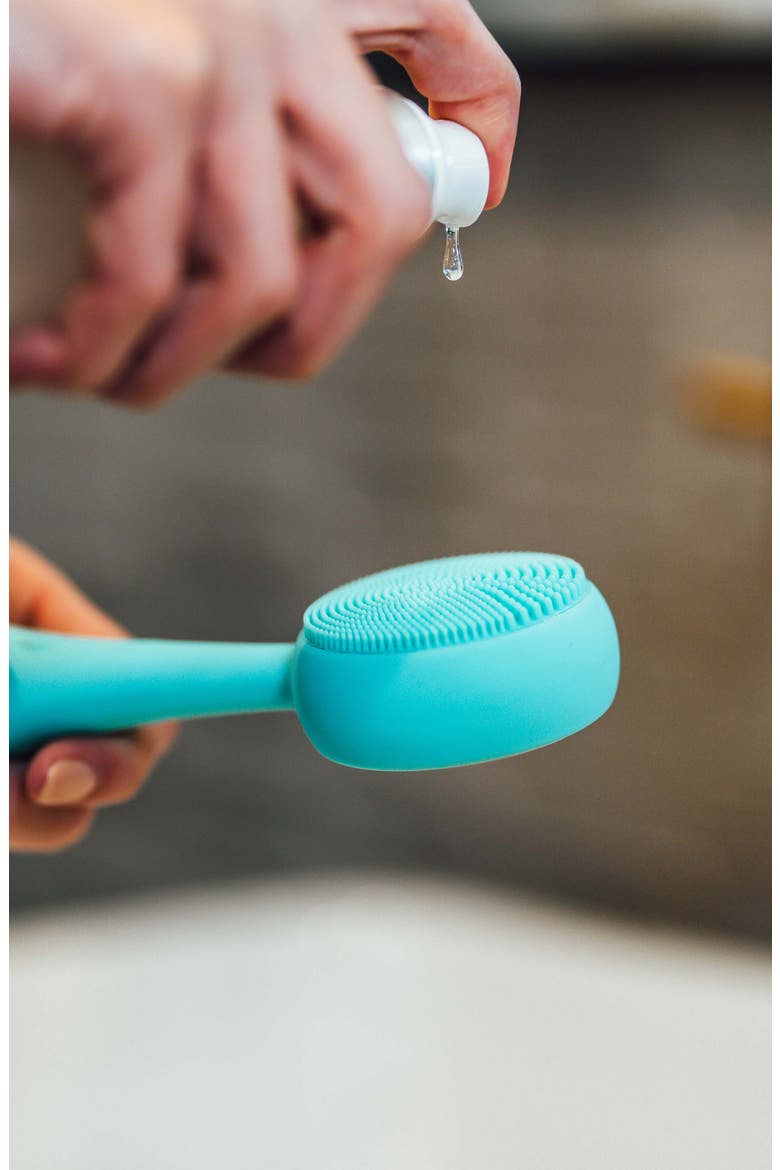 Clean Pro Facial Cleansing and Massaging Device - Refurbished, Alternate, color, TEAL