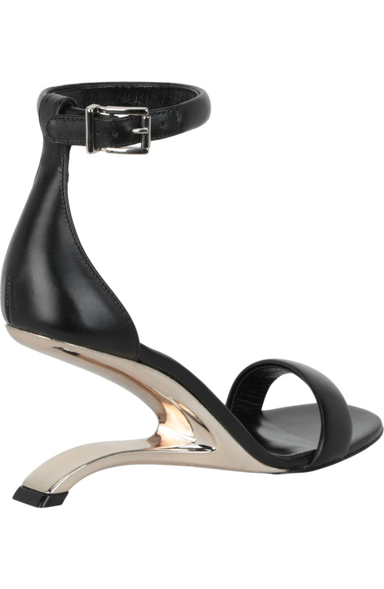 McQueen Arc Ankle Strap Sandal, Alternate, color,