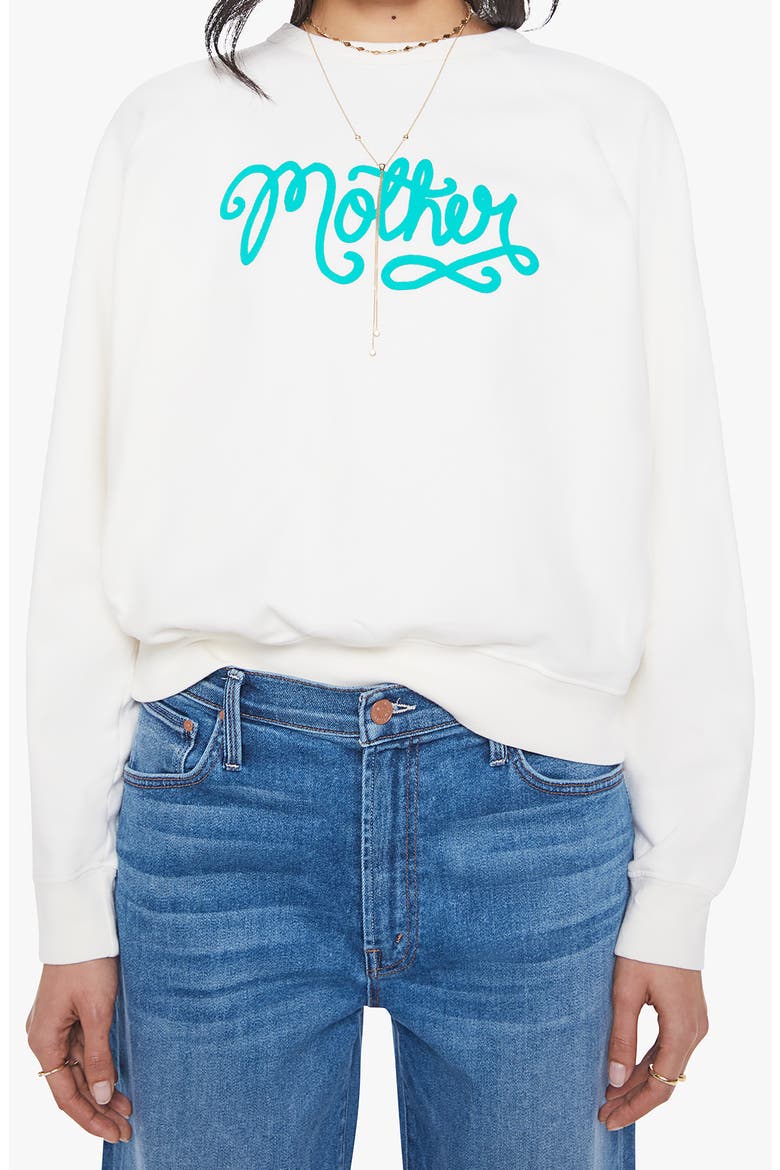 The Concert Cotton Graphic Sweatshirt, Main, color, MOTHER TWIST