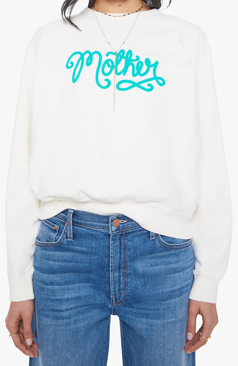MOTHER The Concert Cotton Graphic Sweatshirt, Main, color, Mother Twist