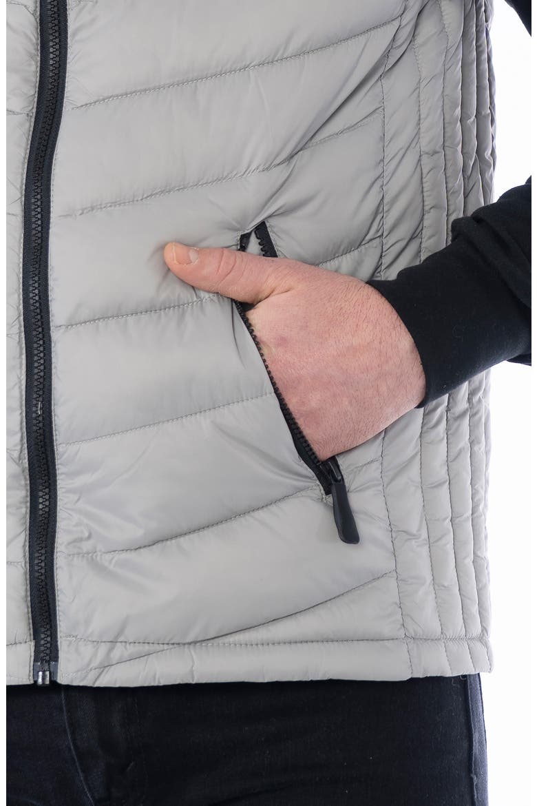 Levi Water Resistant Lightweight Vest, Alternate, color, STONE