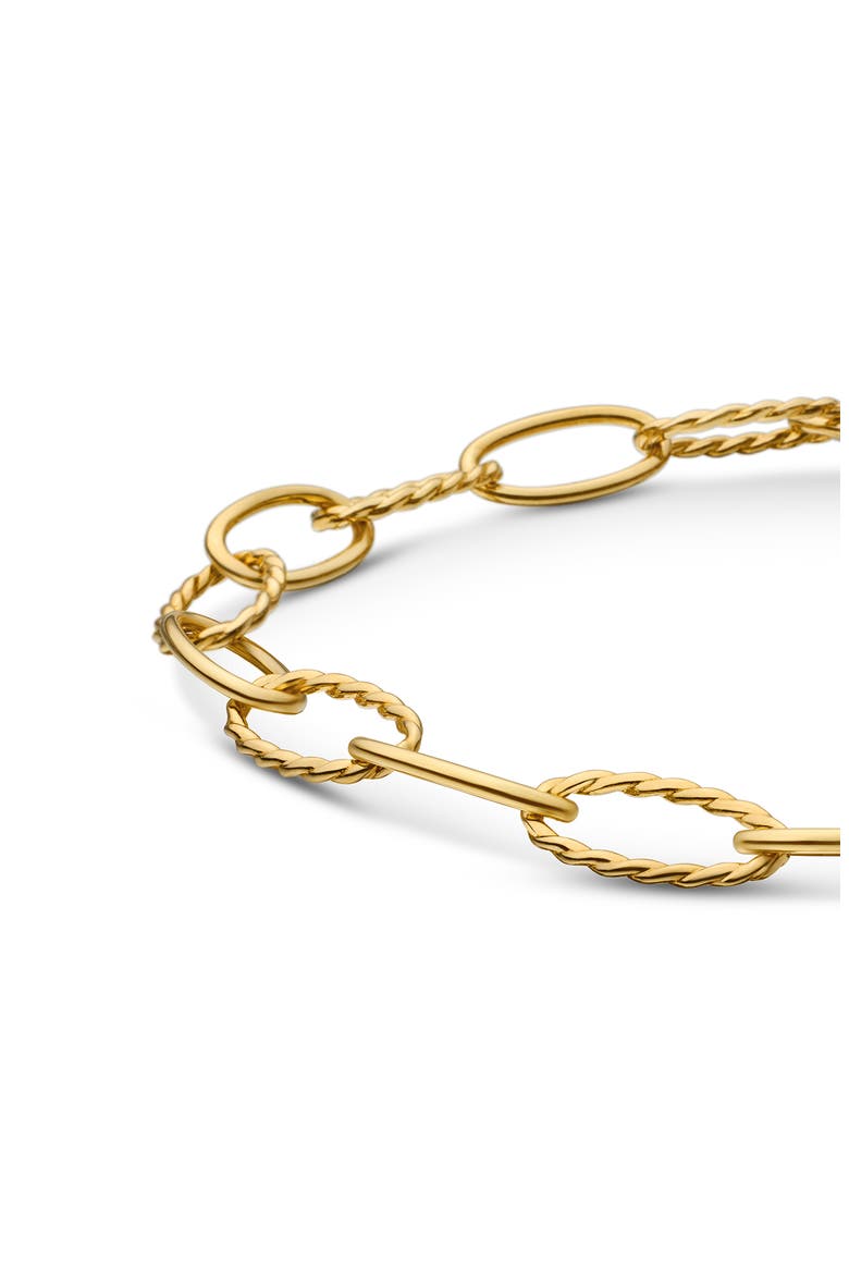 Stax Oval Link 18K Gold Bracelet, Alternate, color, YELLOW GOLD