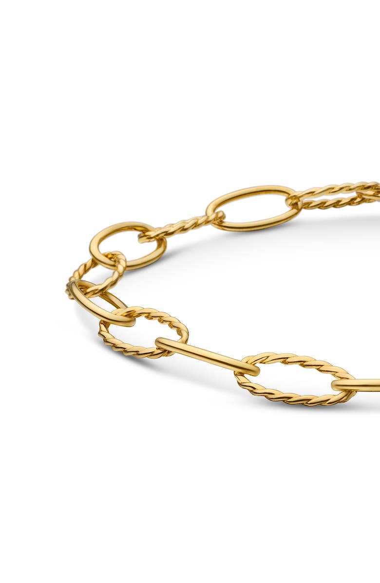 David Yurman Stax Oval Link 18K Gold Bracelet, Alternate, color, Yellow Gold