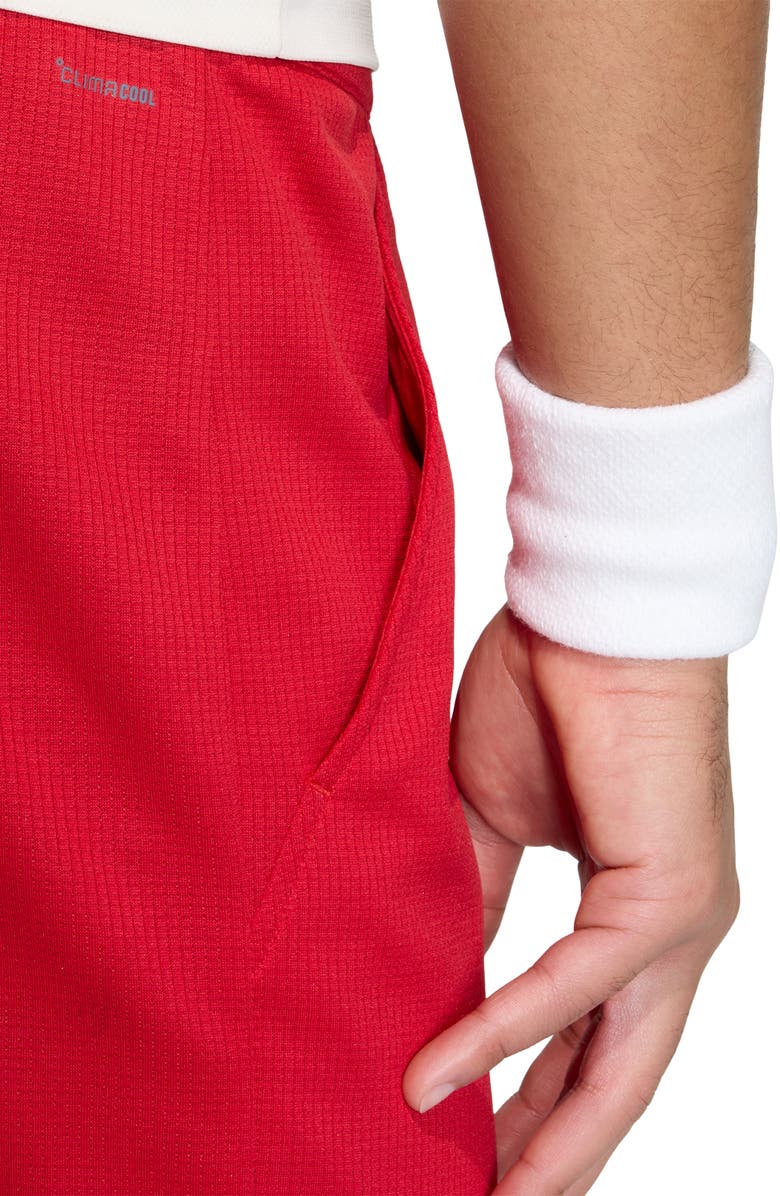 adidas Tennis Classics Shorts, Alternate, color, Power Red/ /