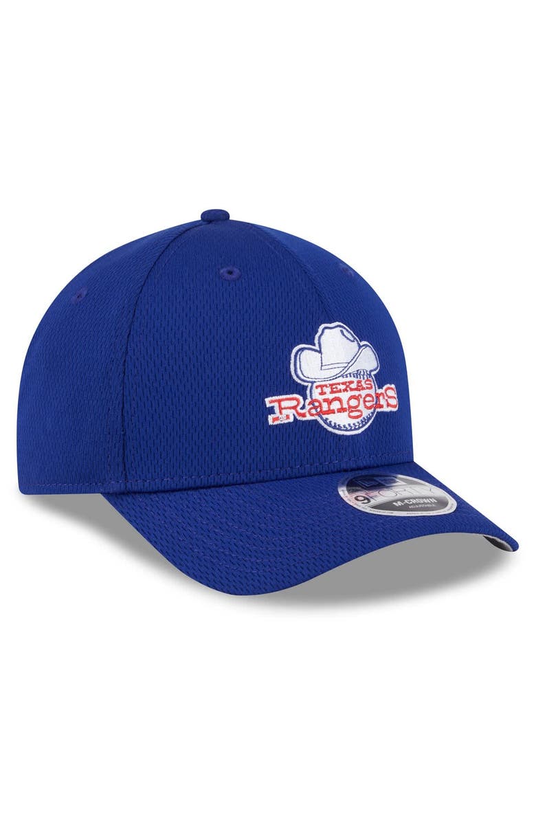 New Era Men's New Era Royal Texas Rangers 2025 MLB Clubhouse 9FORTY M-Crown Adjustable Hat, Alternate, color, Royal