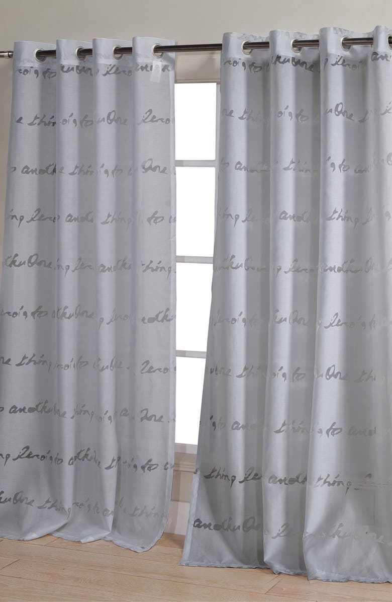 Kensie 'Tessa' Sheer Window Panel, Alternate, color, 