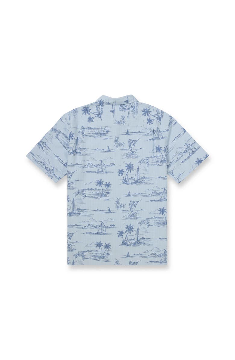 Quiksilver Sail Away WM SS Short Sleeve Shirt, Alternate, color, Skyway