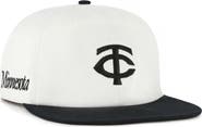 '47 Men's '47 White/Black Minnesota Twins Foundation Captain Snapback Hat