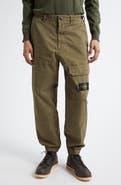 Stone Island Stretch Cotton Joggers
