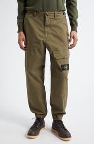 Stone Island Stretch Cotton Joggers