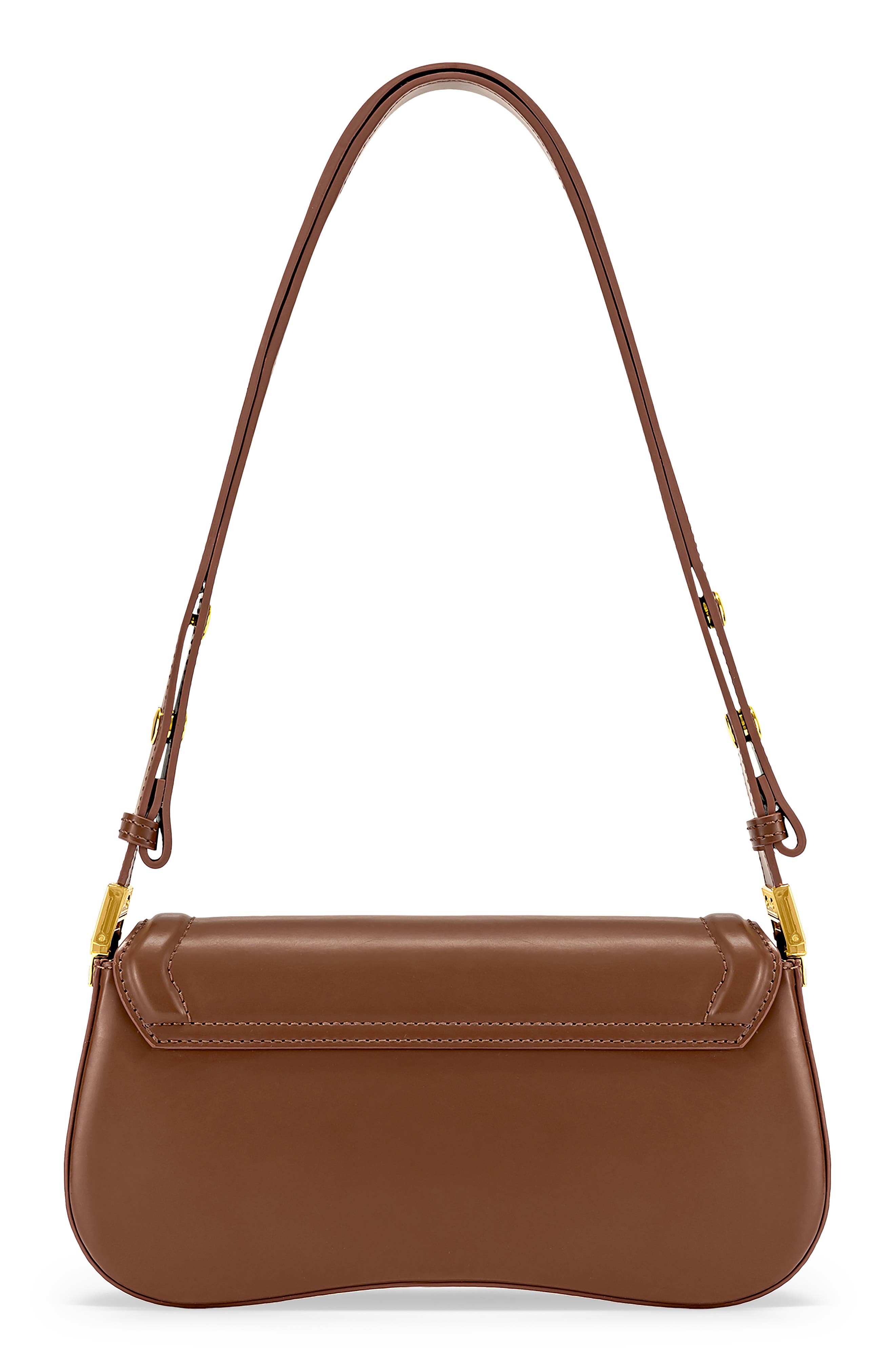 JW PEI Joy Faux Leather Shoulder Bag, Alternate, color, Brown