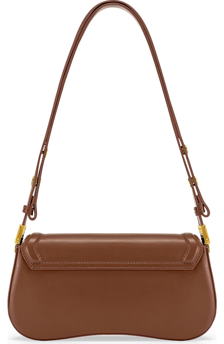 JW PEI Joy Faux Leather Shoulder Bag, Alternate, color, Brown