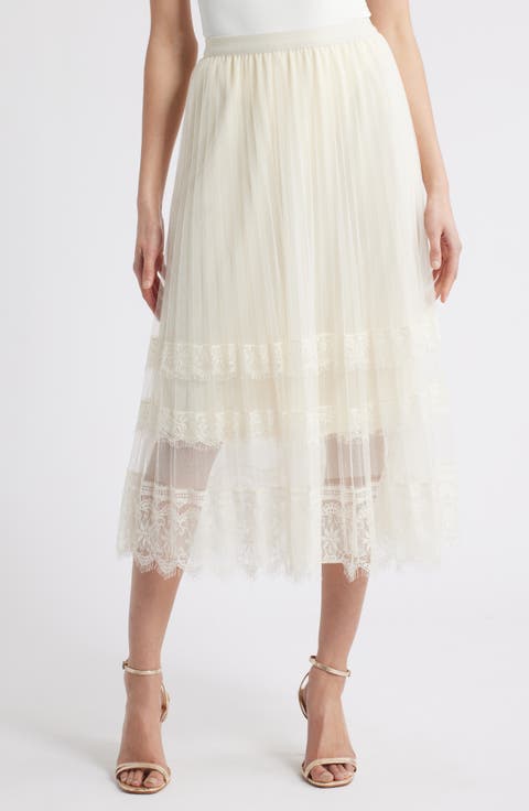 Tove Lace Tulle Skirt