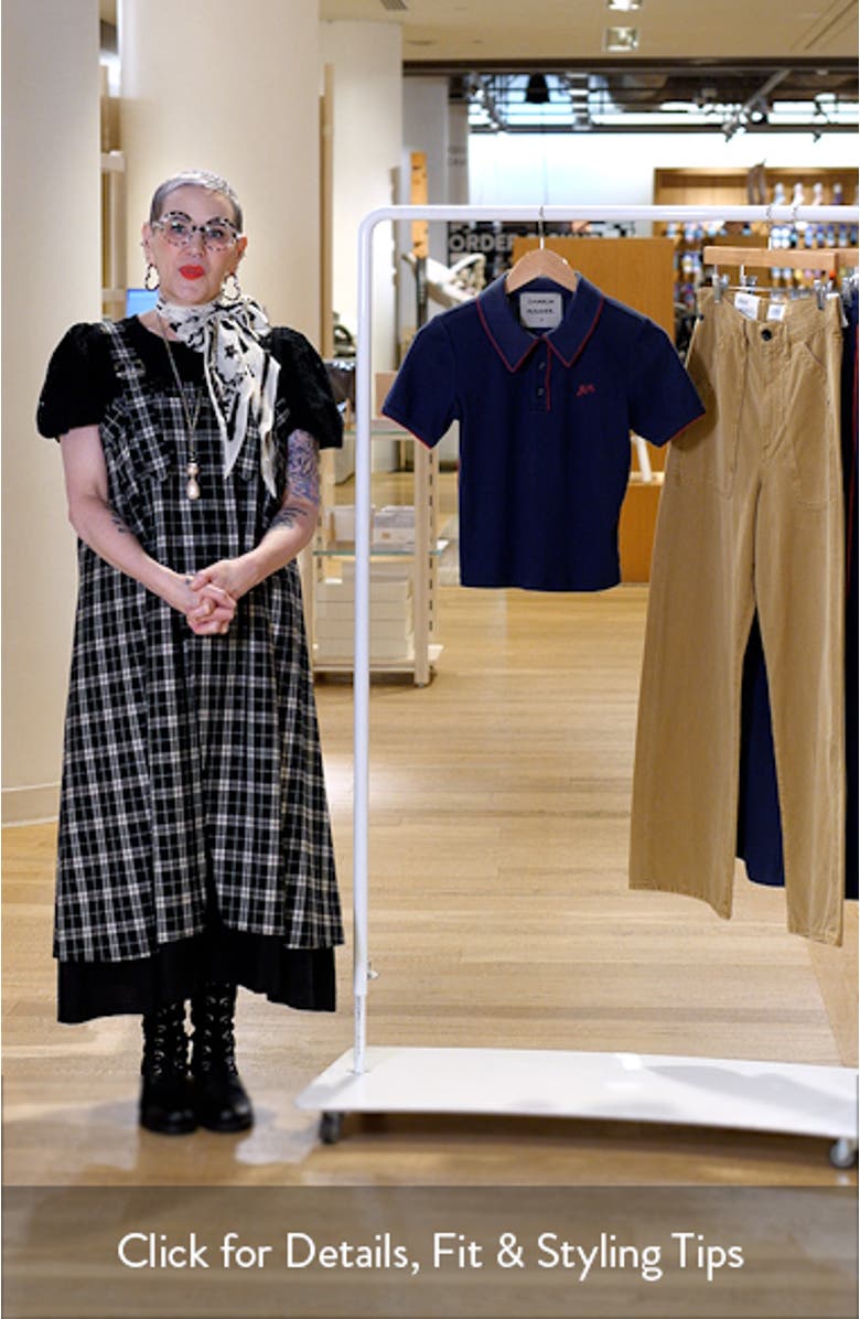 Devon Shrunken Pointelle Polo, sales video thumbnail