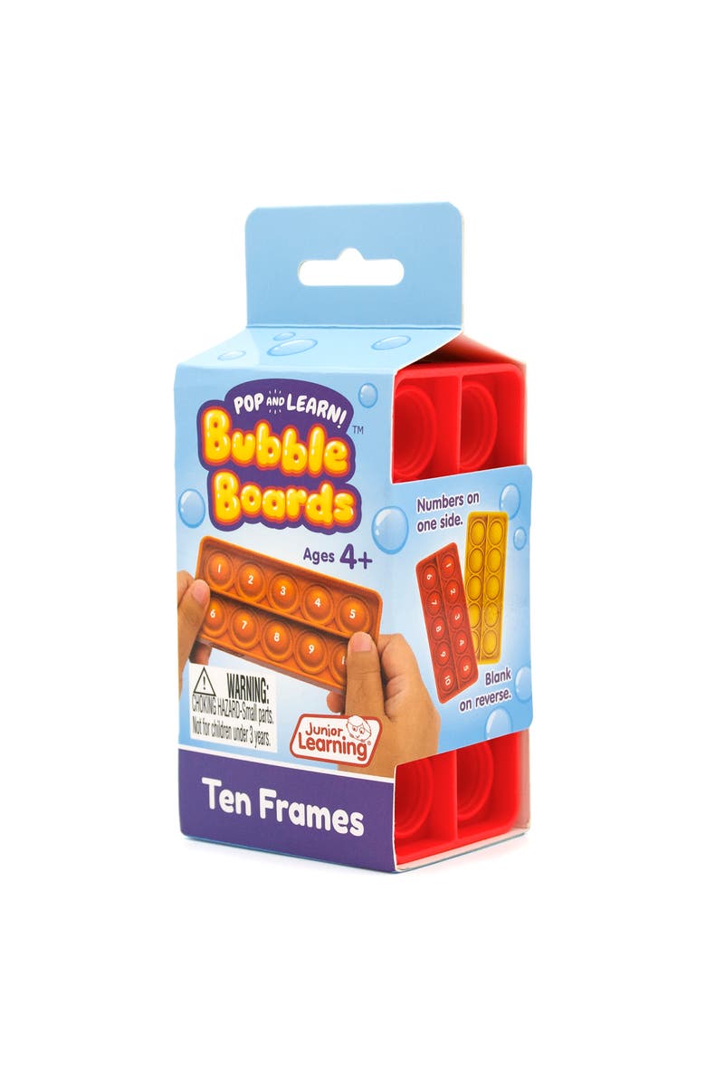 Pop & Learn Bubble Board Ten Frames Bubble Boards, Alternate, color, Multicolored