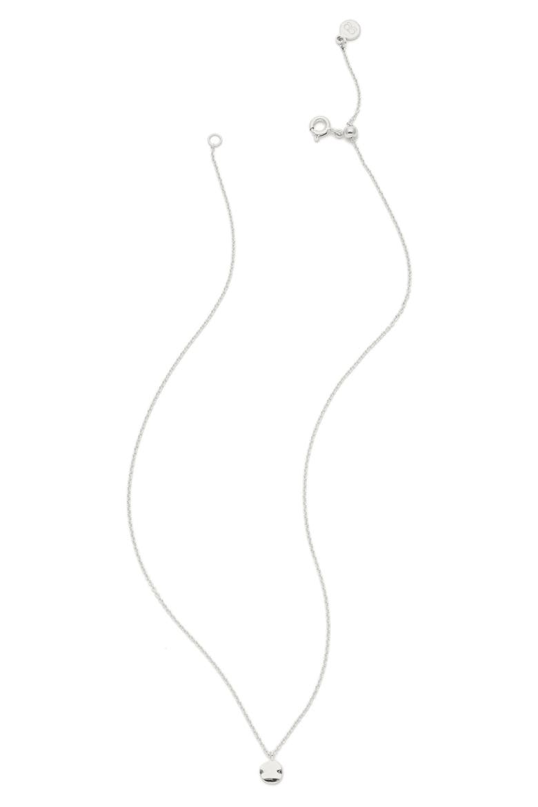 Chloe Small Pendant Necklace, Alternate, color, SILVER
