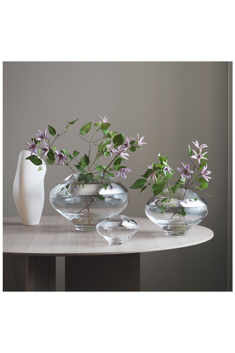 Duo Vase, Alternate, color, CLEAR