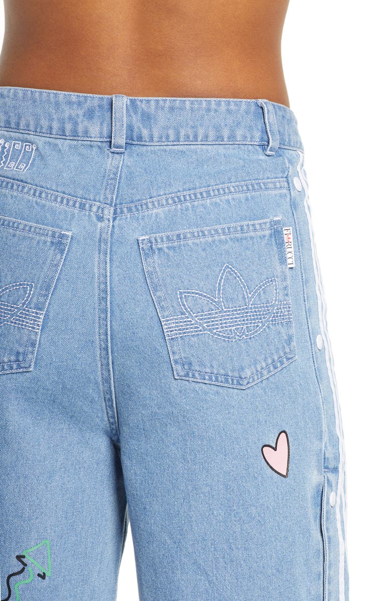 adidas Originals Denim Track Pants, Alternate, color, 