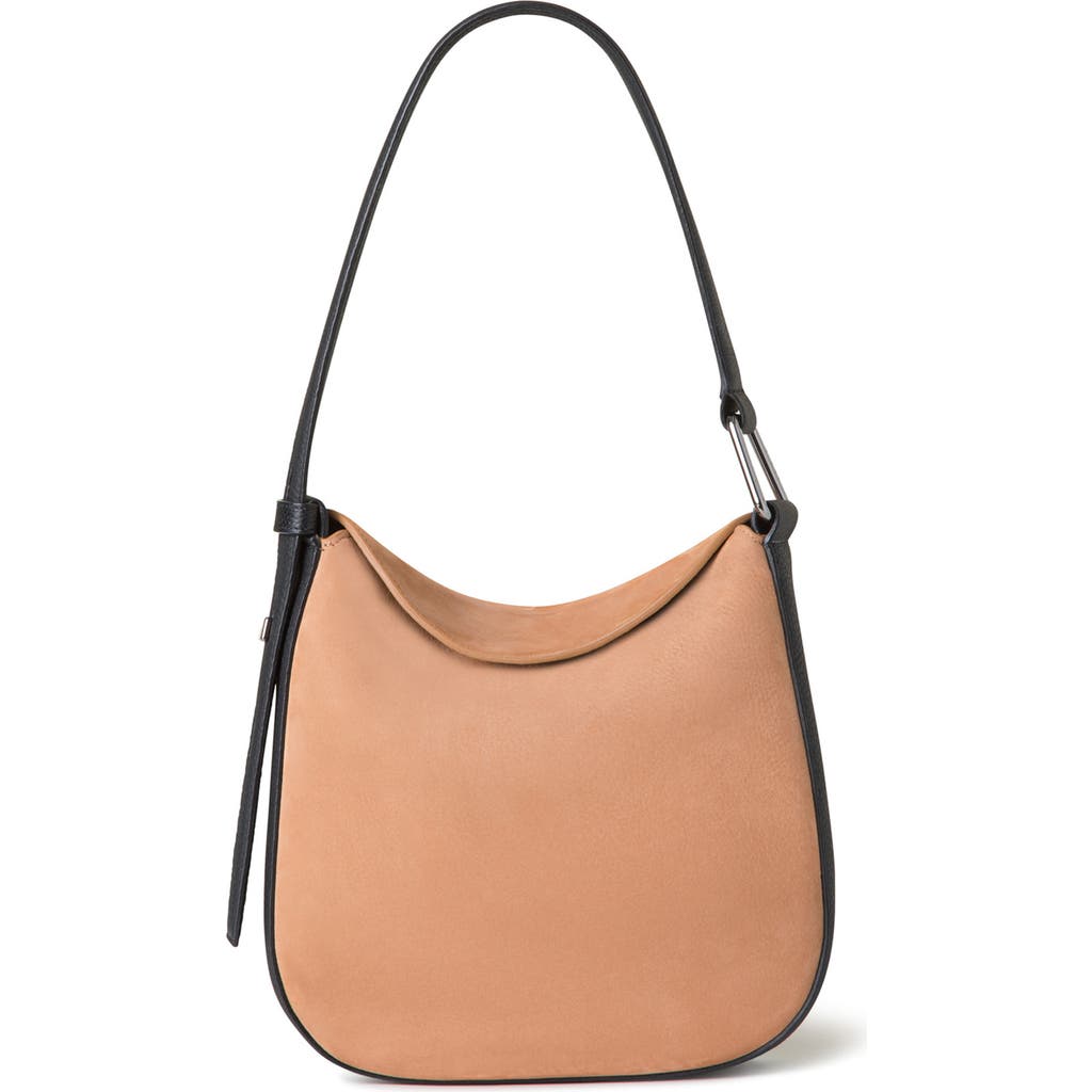 AKRIS AKRIS SMALL ANNA CALFSKIN HOBO BAG
