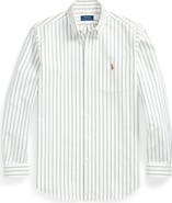 Polo Ralph Lauren Classic Fit Stripe Cotton Button-Down Oxford Shirt