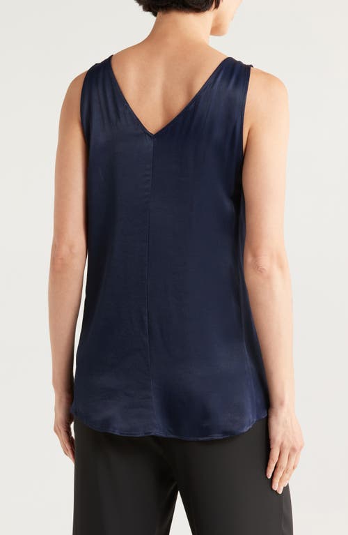 Nordstrom Double V-neck Tank In Blue