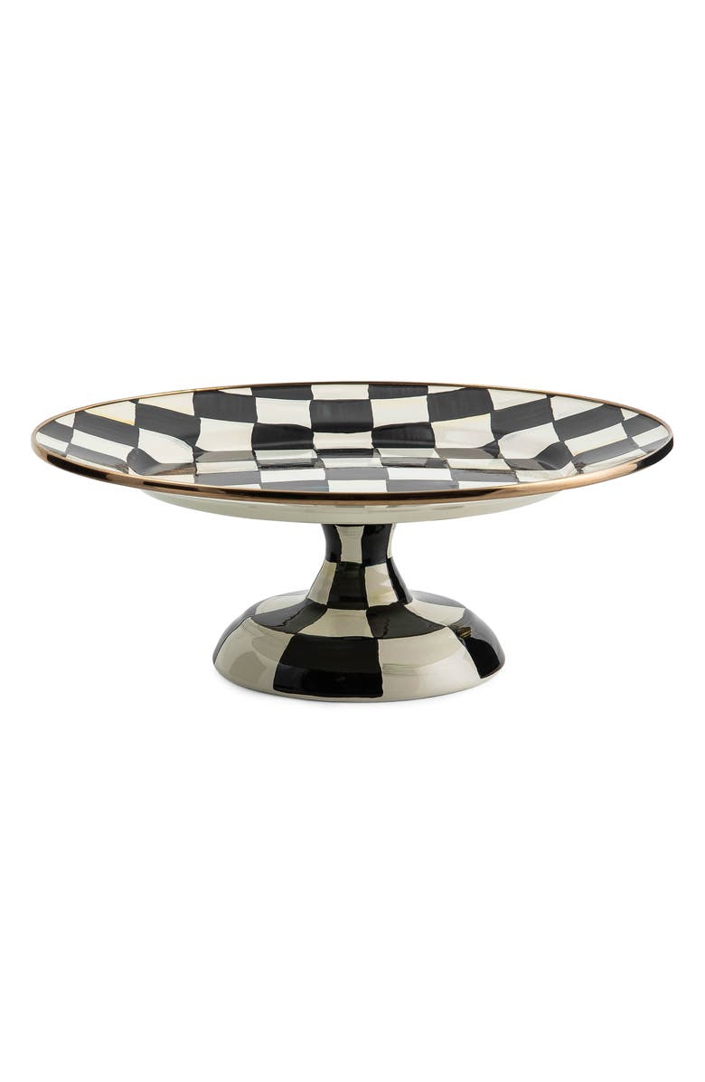 MACKENZIE CHILDS Courtly Check Small Pedestal Platter, Main, color, 