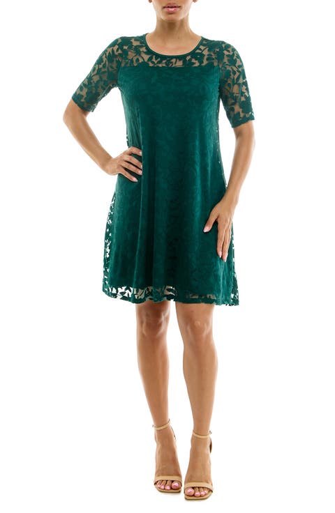 Burnout Trapeze Dress