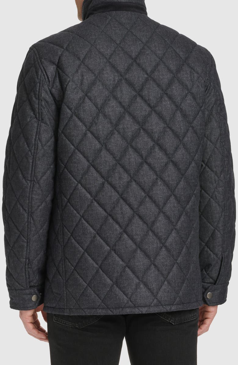 Cole Haan Signature Diamond Quilted Jacket, Alternate, color, Navy