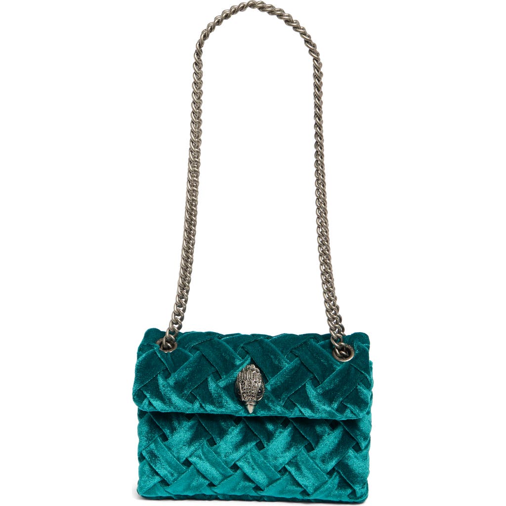 Kurt Geiger London Mini Kensington Velvet Shoulder Bag