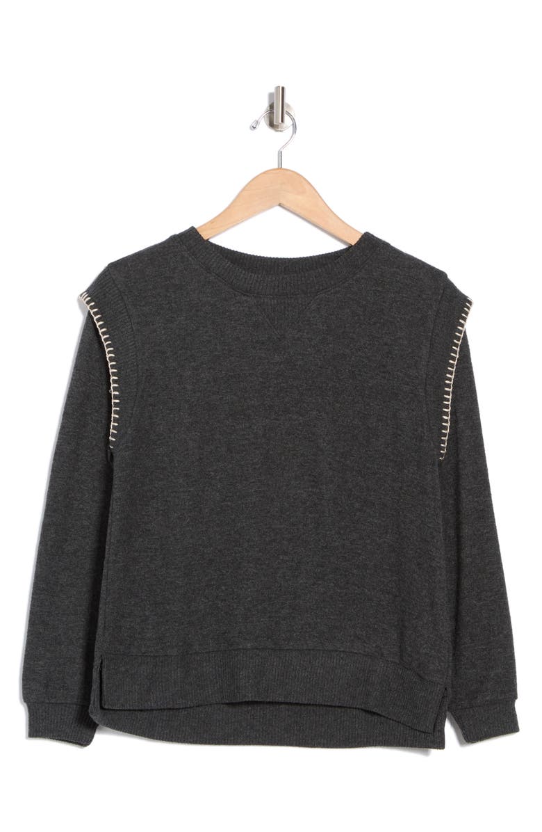 Democracy Whipstitched Sweatshirt, Alternate, color, 