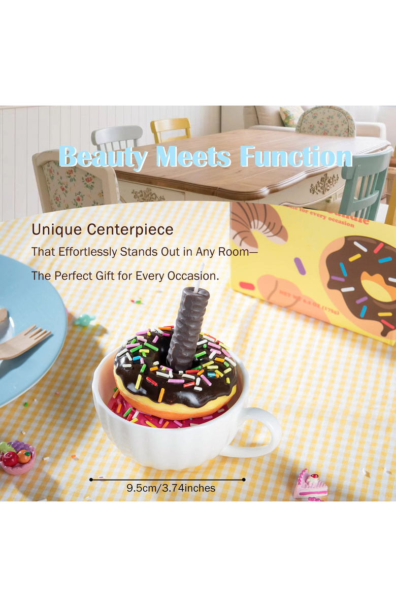 Southlake gifts Doughnut Candle, Alternate, color, NO COLOR