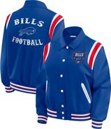 WEAR by Erin Andrews Women's WEAR by Erin Andrews Royal Buffalo Bills Varsity Lightweight Full-Snap Jacket