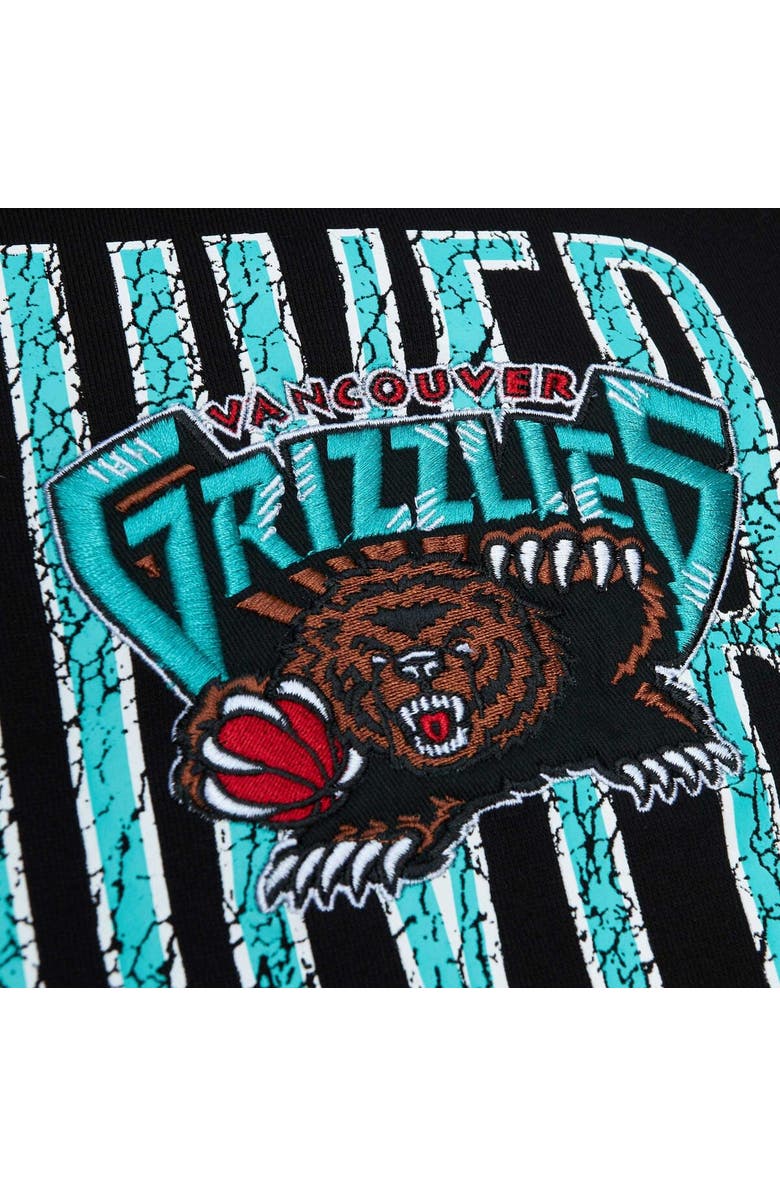 Mitchell & Ness Men's Mitchell & Ness Black Vancouver Grizzlies Hardwood Classics OG 2.0 Pullover Hoodie, Alternate, color,