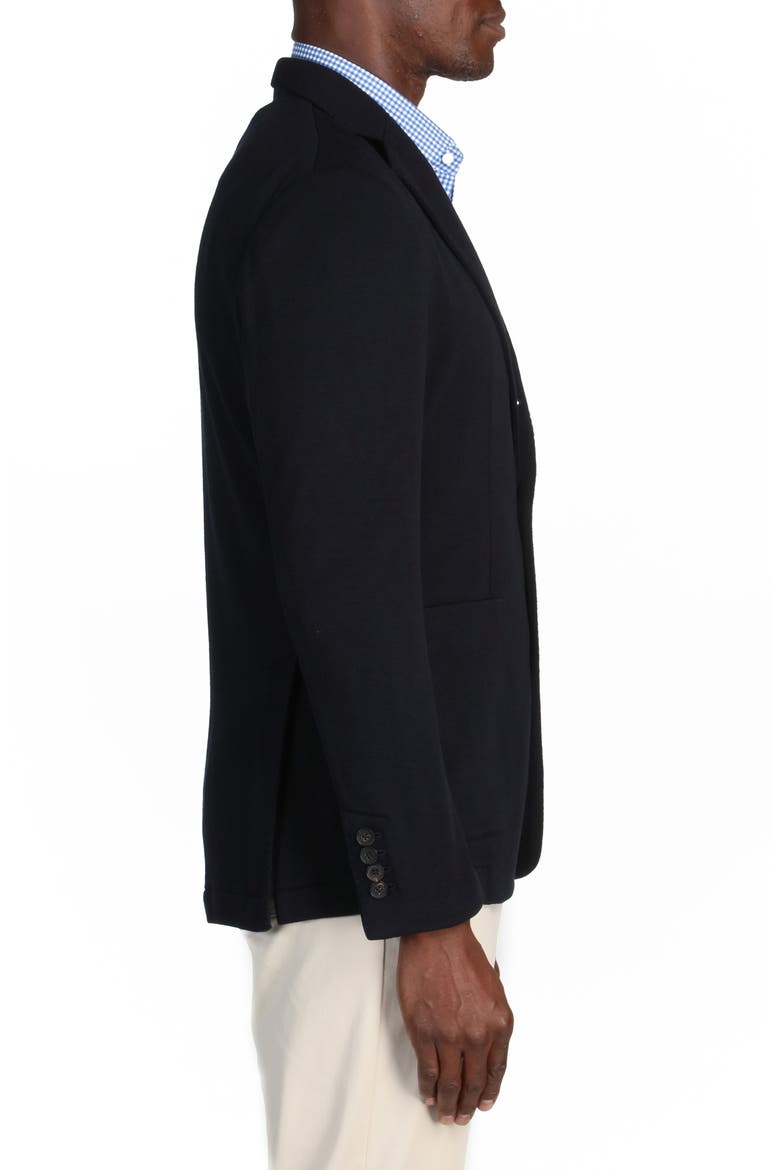 Benjamin Knit Wool Blazer, Alternate, color, NAVY KNIT
