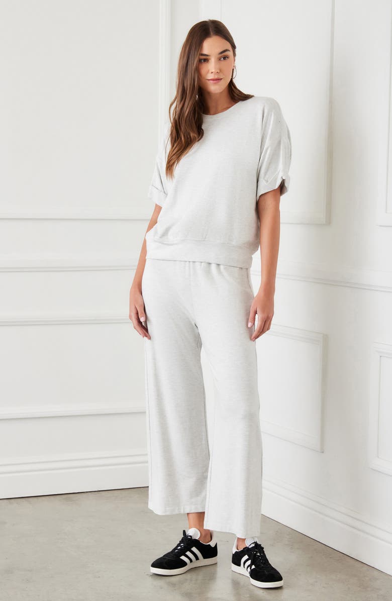 Karen Kane Cuff Sleeve T-Shirt, Alternate, color, 