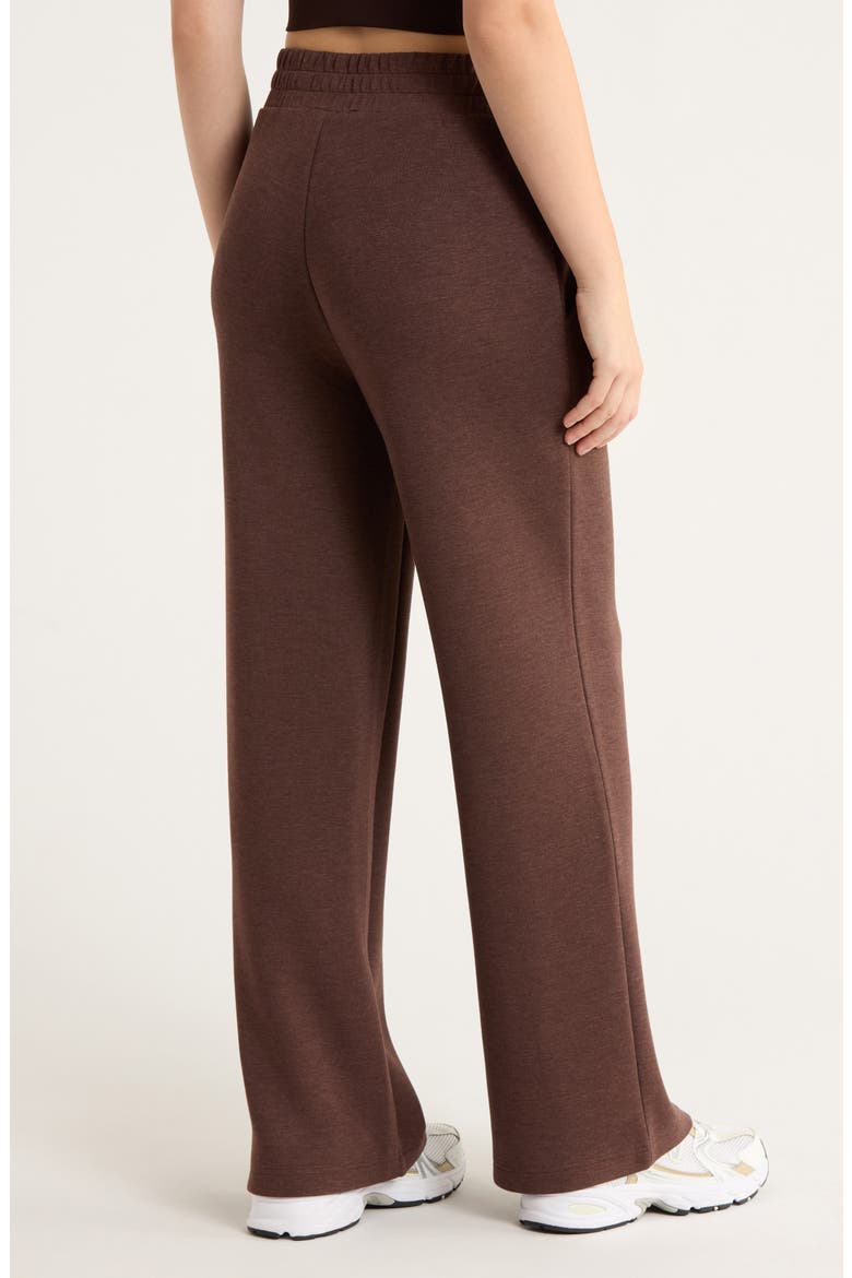 The Wide Leg 30-Inch Pants, Alternate, color, COFFEE BEAN MARL