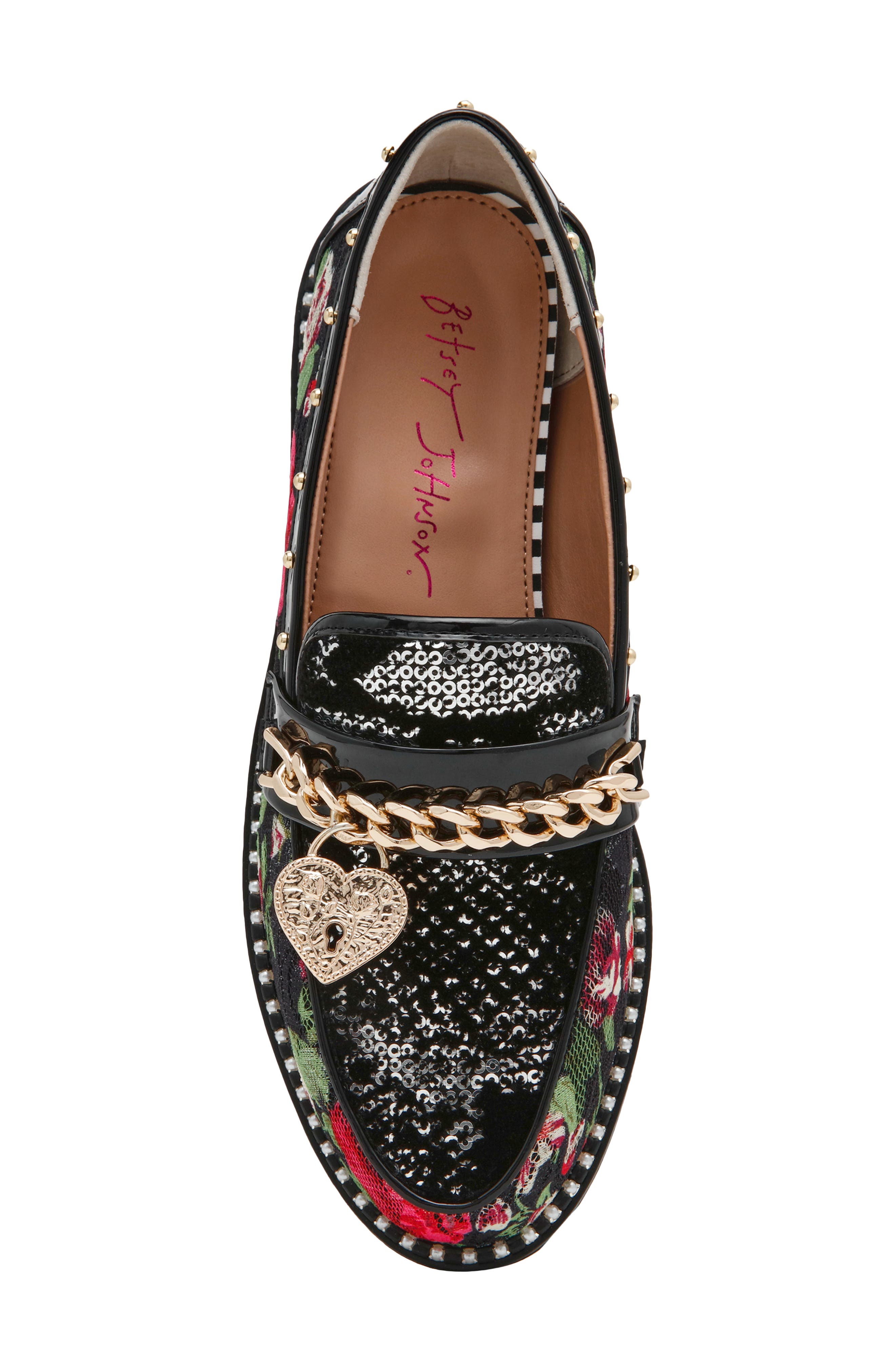 Alfie Loafer, Alternate, color, BLACK ROSE