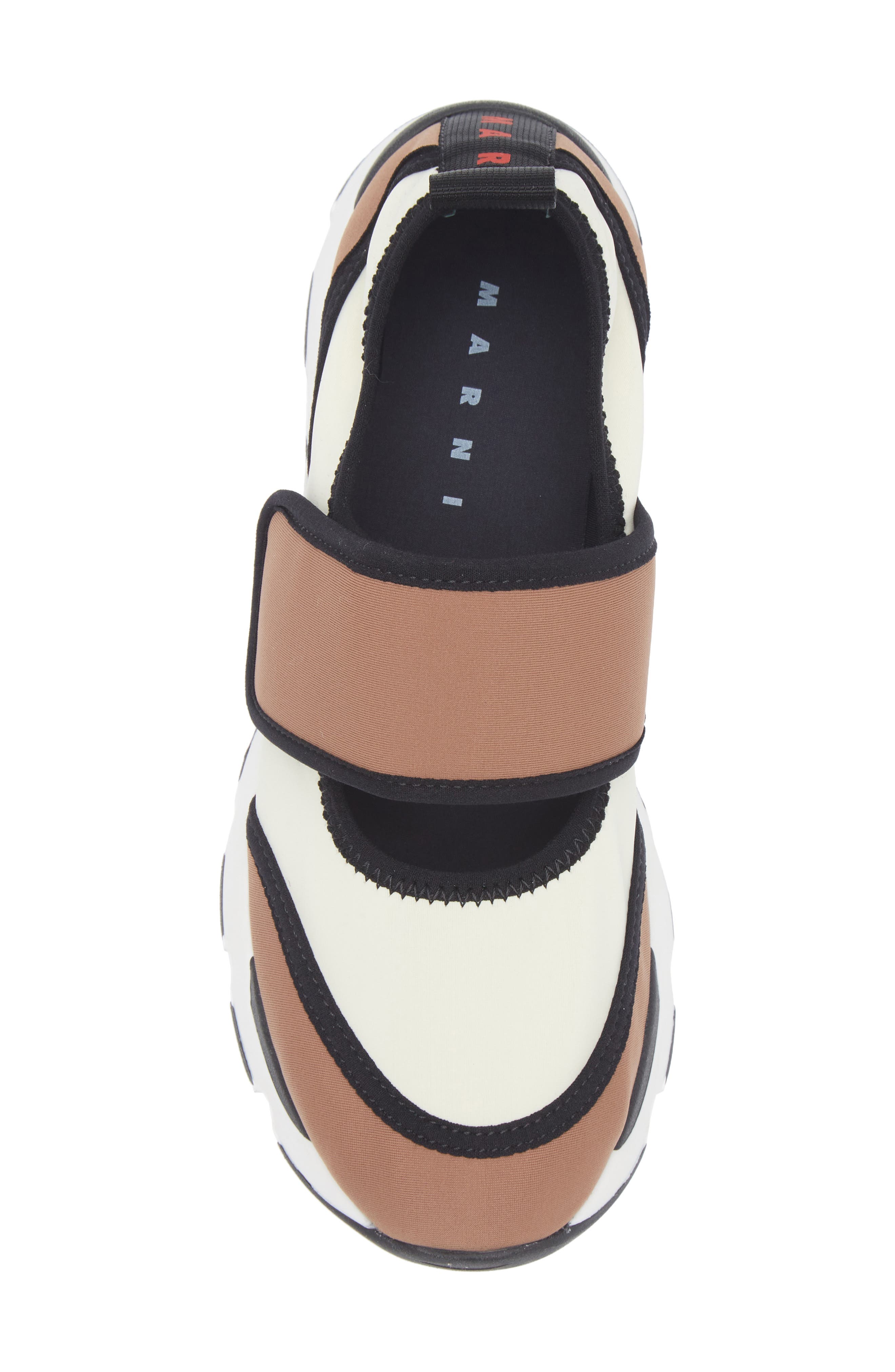 Marni Mary Jane Sneaker, Alternate, color, Beige