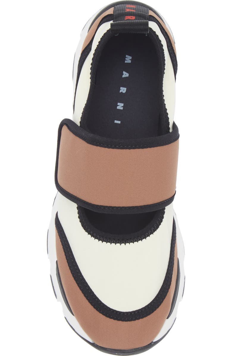 Marni Mary Jane Sneaker, Alternate, color, Beige