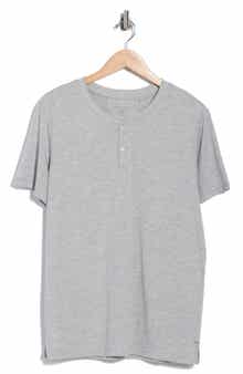 Daniel Buchler Lightweight Short Sleeve Sleep Henley