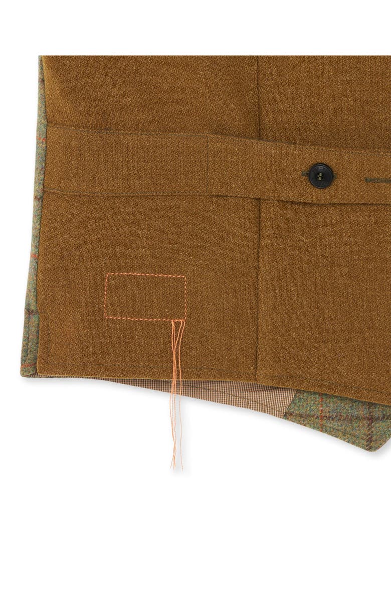 Fortela Sartoriale Wool Check Vest, Alternate, color, Multicolor