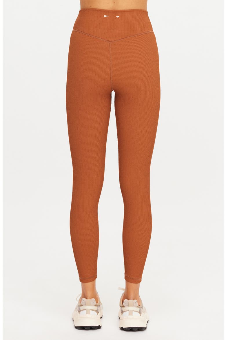 Mariana High Waist Midi Leggings, Alternate, color, BROWN