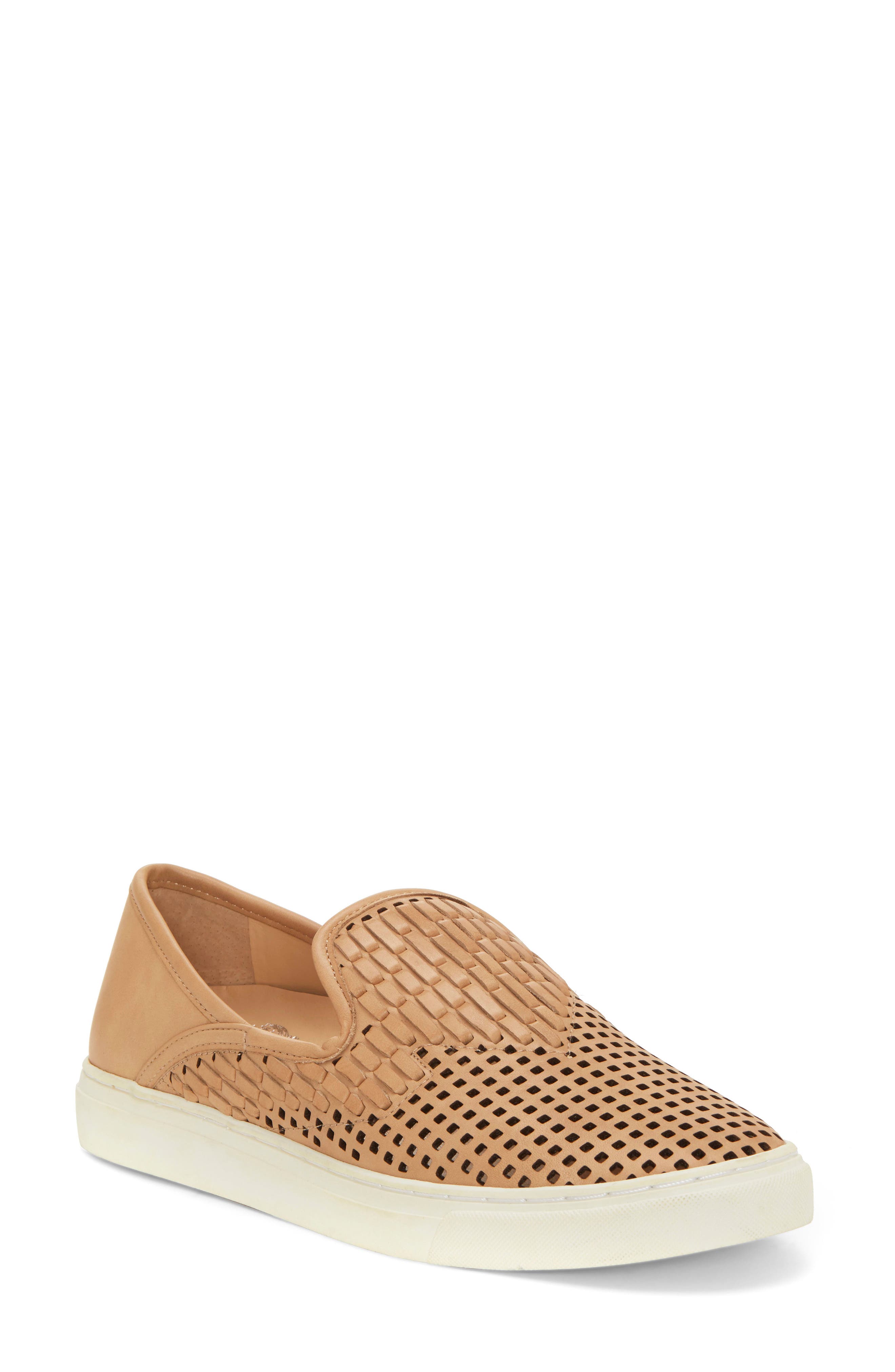 Bristie Sneaker, Main, color, NATURAL LEATHER