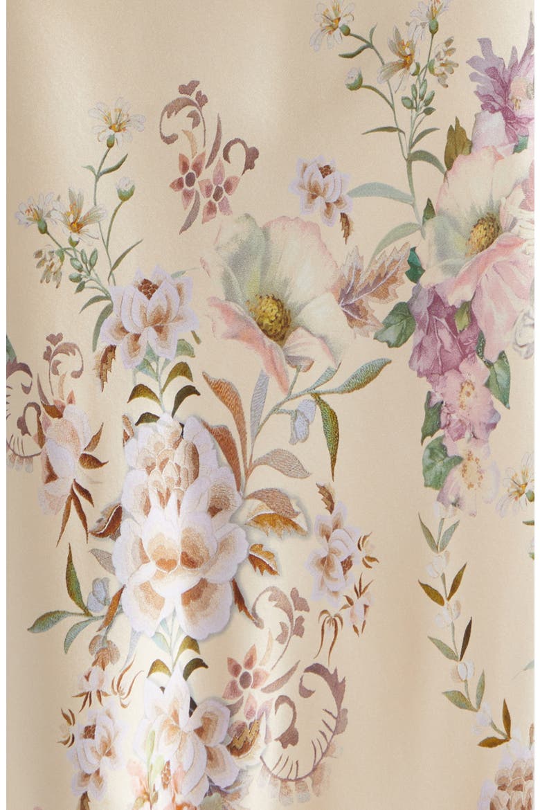 Adorned in Aranjuez Bias Cut Silk Slipdress, Alternate, color, ADORNED IN ARANJUEZ