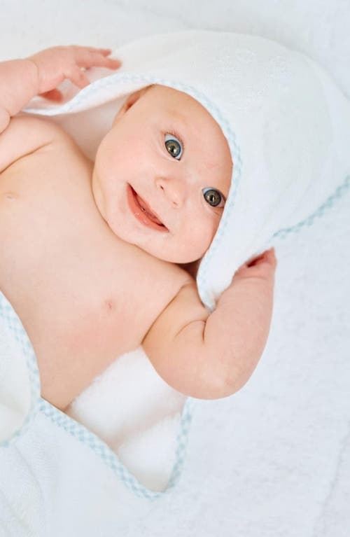 Weezie Baby Hooded Towel In Blue
